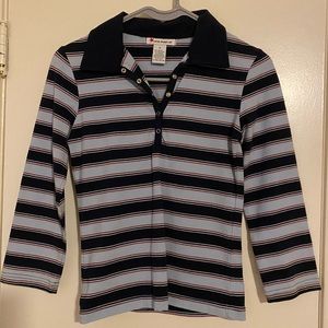 3/4 sleeve collared shirt